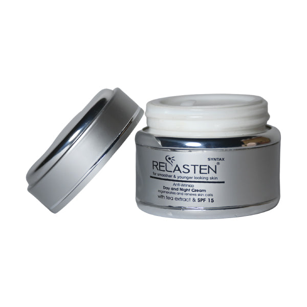 Relasten for smother & younger looking skin Anti Wrinkle Day and Night Cream