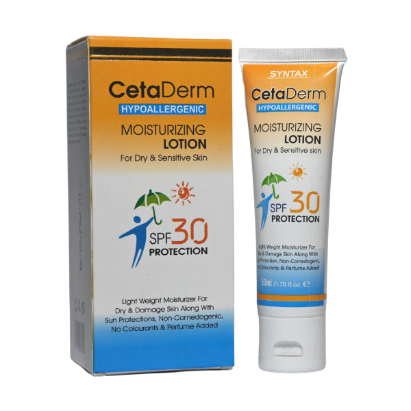 Cetaderm Hypoallergenic moisturising lotion