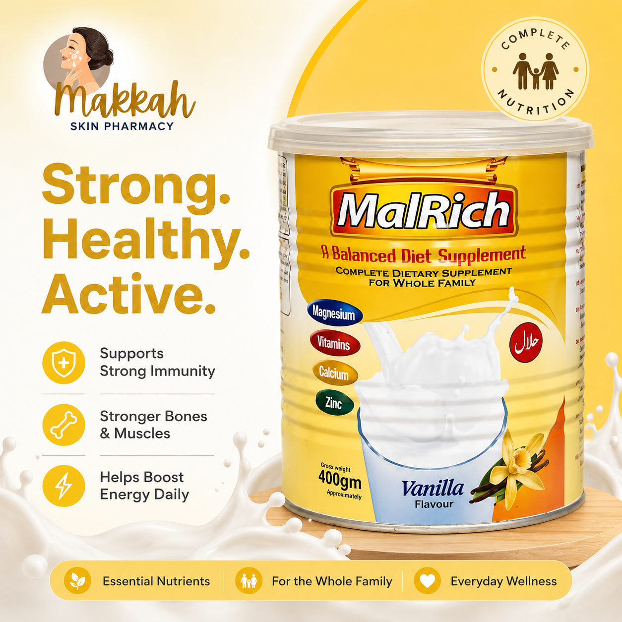 MalRich Balance Diet supplement Milk Powder