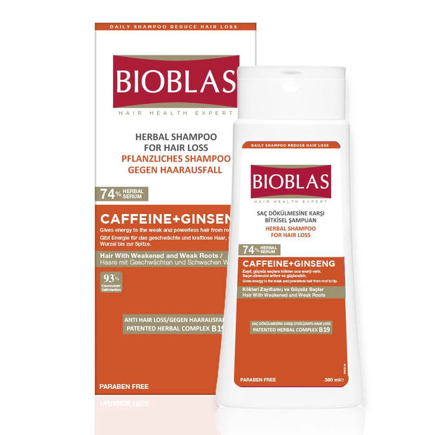 Bioblas Shampoo caffine+Gingsing