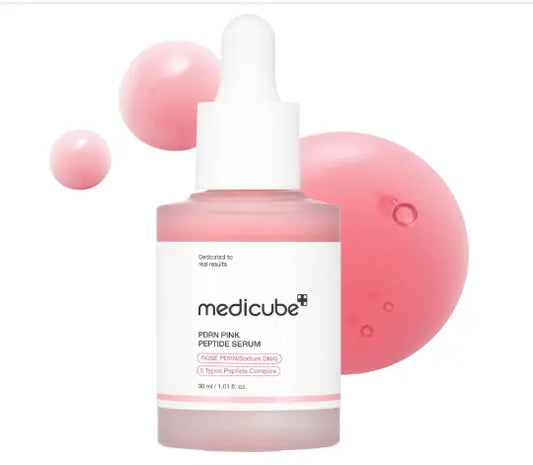 medicube PDRN Pink Peptide Serum, Pink glow serum, Peptide, Niacinamide, Hydrating & Moisturizing & Firming, Uneven Skin Tone, Korean Skincare medicube PDRN Pink Peptide Serum