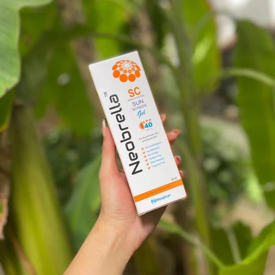 Neobrella SC (Sebum control gel) (SPF 40 and PA +++)