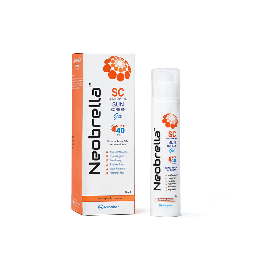 Neobrella SC (Sebum control gel) (SPF 40 and PA +++)