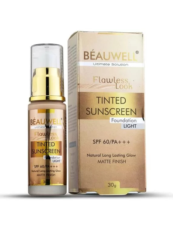Beauwell tinted sunscreen foundation