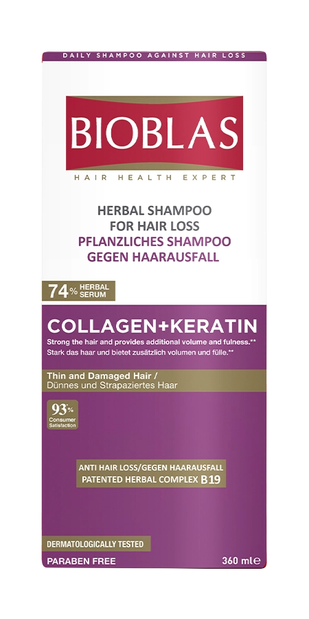 Bioblas Shampoo collagen+karetine