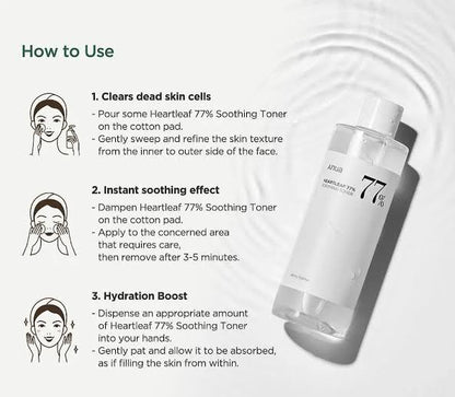 Anua Heartleaf 77% soothing Toner
