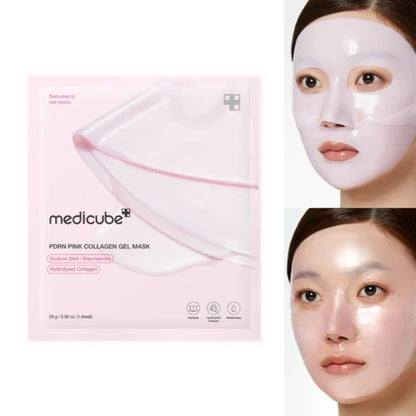 Medicube PDRN Pink Collagen Gel Mask – 4 Piece