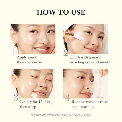 MEDICUBE KOJIC ACID TURMERIC NIGHT WRAPPING MASK 75ML