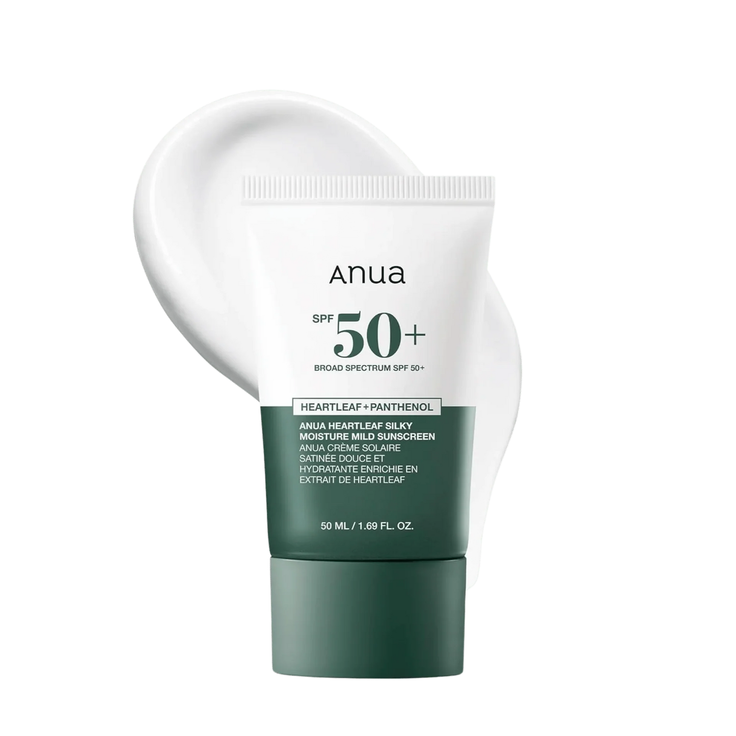 ANUA HEARTLEAF SILKY MOISTURE SUNSCREEN
