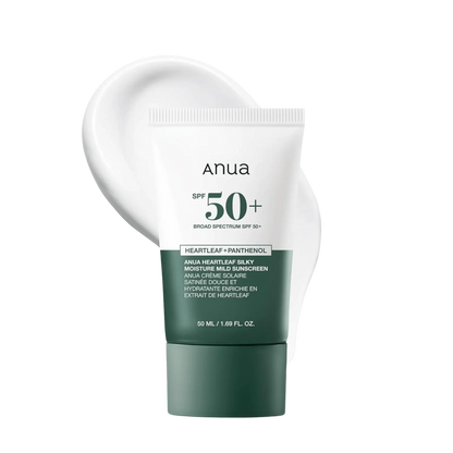 ANUA HEARTLEAF SILKY MOISTURE SUNSCREEN