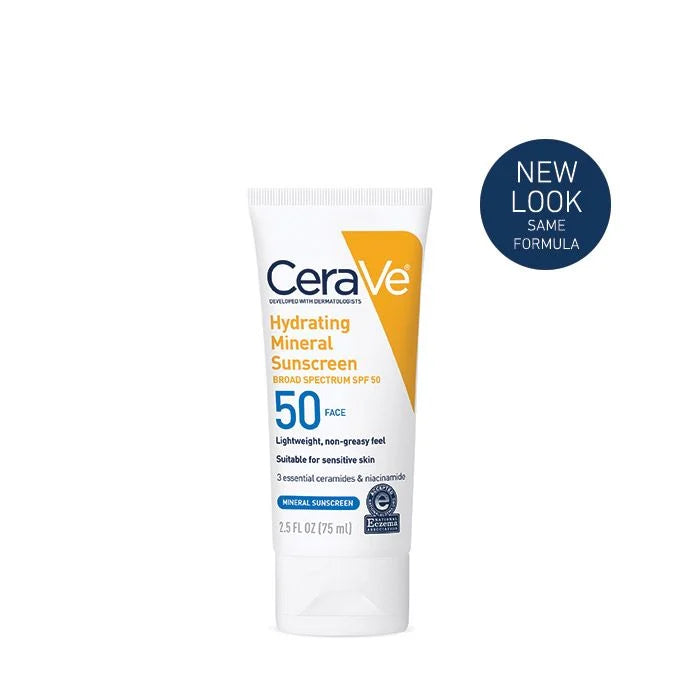 Cerave hydrating Mineral Sunscreen 50spf