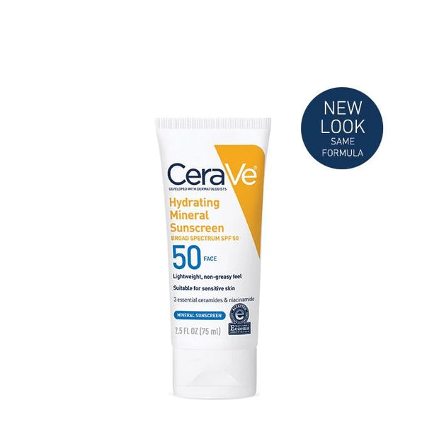 Cerave hydrating Mineral Sunscreen 50spf
